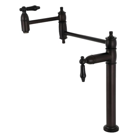 Deck Mount Pot Filler, Oil Rubbed Bronze